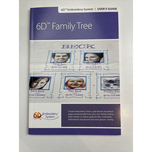 6d Sketch Embroidery System User’s Guide Bundle Lot Of 9 - Picture 9 of 16